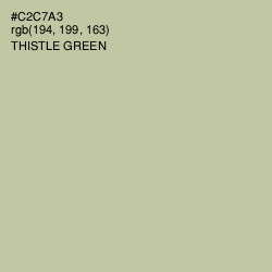 #C2C7A3 - Thistle Green Color Image